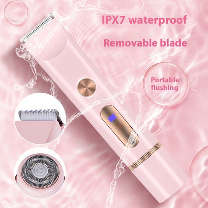 Only Private Parts Armpit Double-headed Lady Shaver Electric Mute