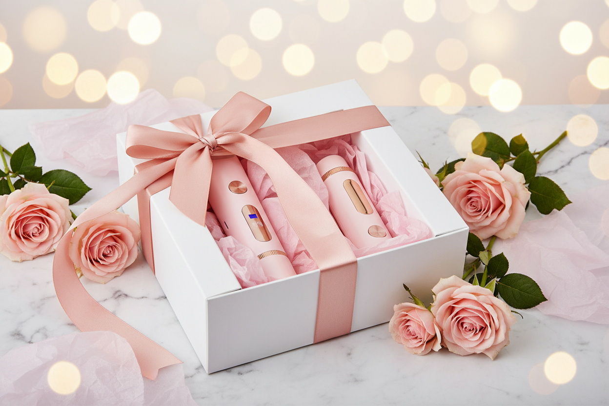 Elegant gift box presentation