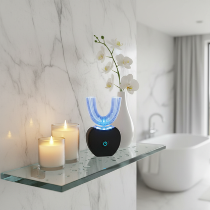 Spa-like bathroom with candles